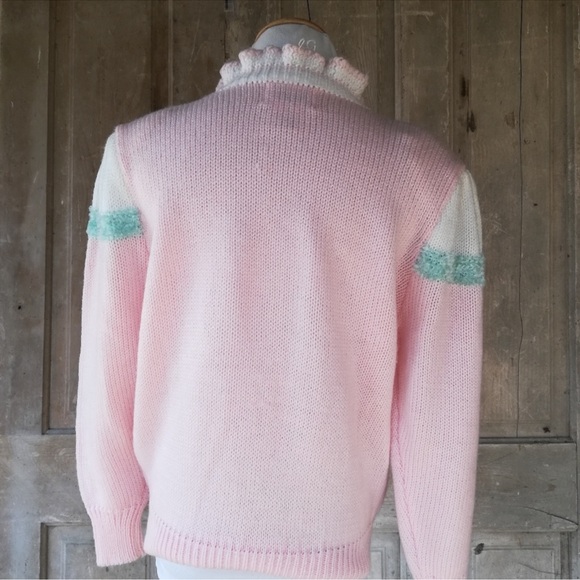 Vintage Pink Jaclyn Smith Embellished Sweater - Picture 4 of 6